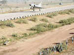 The IAF's Mirage 2000 successfully landed Photogallery - Times of India