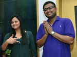 Misha and Sourav Chatterjee during an event, Photogallery - Times of India