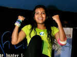 Natalie Poteshaw during a Zumbathon event, held at Spring Club Photogallery - Times of India