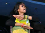 Rashmi Hirawat during a Zumbathon event Photogallery - Times of India