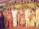 Manchu Manoj and Pranathi pose with family members and relatives Photogallery - Times of India