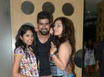 Manju, Kishy and Rasika pose during a party, held at Leather bar Photogallery - Times of India