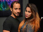 Renu and Amar during the party Photogallery - Times of India