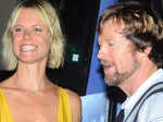 Jonty Rhodes and Melanie Jeanee arrive at a party celebrating Mumbai Indians' IPL 8 win Photogallery - Times of India