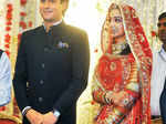 Jaivardhan & Sreejamya's wedding reception Photogallery - Times of India