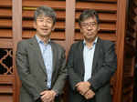 Hidehiri Ishiura and Isao Tsujita during the launch of a Japanese restaurant Photogallery - Times of India