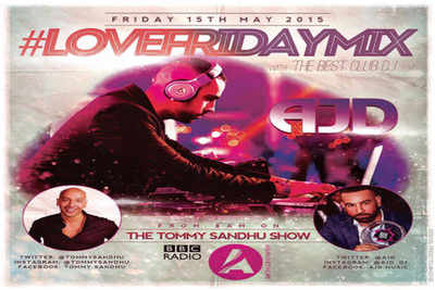 AJD showcases live mix on 'Tommy Sandhu Show'