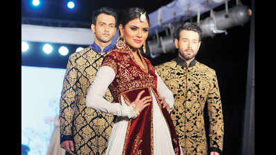Celebs walk the ramp for Indian Cancer Society at the Magnolias Club, DLF5, Gurgaon