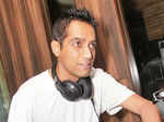 DJ Sumit during the party Photogallery - Times of India