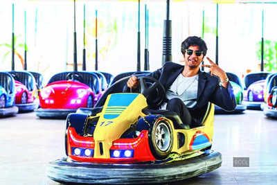 Ali Fazal launches a new car attraction at amusement park