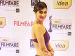 Vani Kapoor arrived in a backless gown
