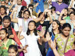 The crowd at the Zumba class Photogallery - Times of India