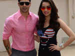 Varun Dhavan and Shradha Kapoor during the Promotion of film ABCD 2 Photogallery Times of India
