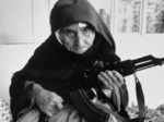 Elderly woman held a rifle to guard her home