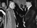 Adolf Hitler met Pope Pius XI whose reign began with the rise