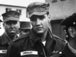 Young Elvis Presley in the US Army