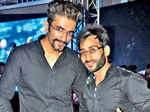 Akash (L) and Mandeep during the party Photogallery - Times of India