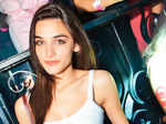 Milena during a party Photogallery - Times of India