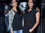 Theertha and Neha during a party held Photogallery Times of India