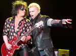 Steve Stevens, left, and Billy Idol perform in concert during Photogallery Times of India