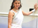 Tejaswini Pandit on the sets of Marathi movie Photogallery - Times of India