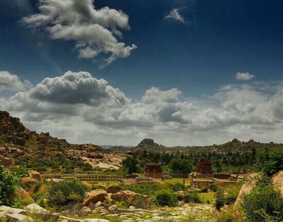 Travelling through Hampi