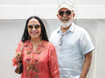 Ila Arun with husband Arun Bajpai