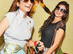 Sangeeta Arora and Geetika Goyal during a launch party Photogallery Times of India