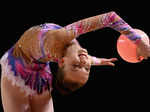 Jordyn Clarke of Queensland competes during the Australian Gymnastic Championships Rhythmic Final Photogallery - Times of India