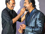 R Madhavan with Rajkumar Hirani during hiss birthday party Photogallery - Times of India