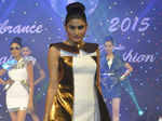 A model walks the ramp during the INIFD (Inter National Institute of Fashion Designing) Signature Annual Fashion Show Photogallery - Times of India