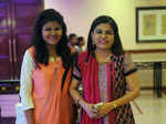Sadhana Sargam (R) during Abhijeet Bhattacharya’s twenty-fifth wedding anniversary Photogallery - Times of India