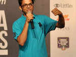 Chetan Agarwal during a comedy show Photogallery Times of India