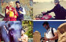 TV celebs on vacation