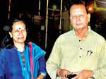 Renu and Jagat Vir Singh Drona during the Photogallery - Times of India