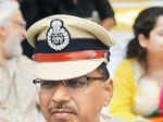 Sharad Aggarwal, additional commissioner of police, during a summer camp Photogallery - Times of India