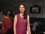 Padmaja during the launch of a new waffles joint