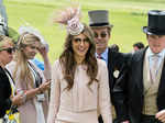 Elizabeth Hurley arrives on Derby Day Photogallery - Times of India