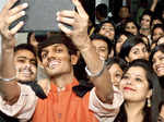 Students take a selfie Photogallery - Times of India