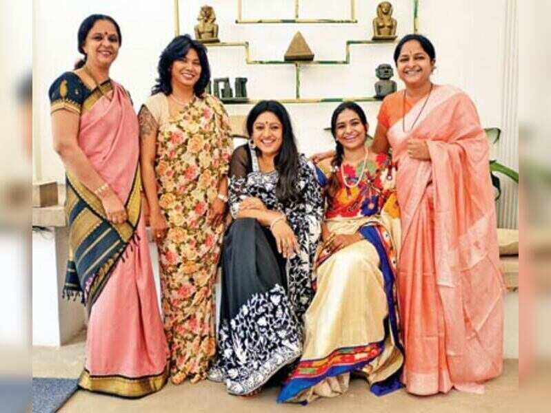 The Saree Saga Comes To Hyderabad Times Of India the saree saga comes to hyderabad