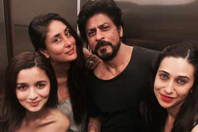 SRK's dinner with Kareena, Karisma and Alia