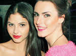 Natali (L) and Lucia during Shaini Soni’s birthday party