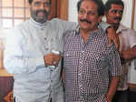 Balachandra Menon and Vipin Mohan pose together
