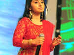 Aparna Rajeev during Swaralaya Kairali Yesudas Legendary Awards