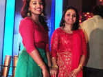 Amrutha and Aparna Rajeev pose for a photo