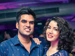 Ankit Tayal and Oceann during Anish Sood and the Progressive Brothers’ performance