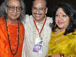 Purna Das Baul, PC Sorcar and Jayashree during the Bharat Nirman Awards