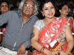 Tarun Bhattacharya and Sanchita during the Bharat Nirman Awards