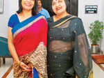 Madhumita (L) and Bulbul Godiyal during an event
