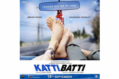 First poster of Kangana Ranaut-Imran Khan's 'Katti Batti' out